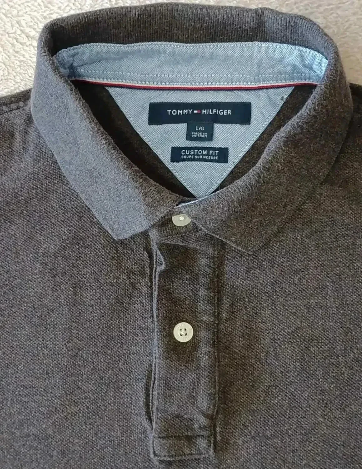 Polo Tommy Hilfiger marrom mescla Tamanho L – photo 4